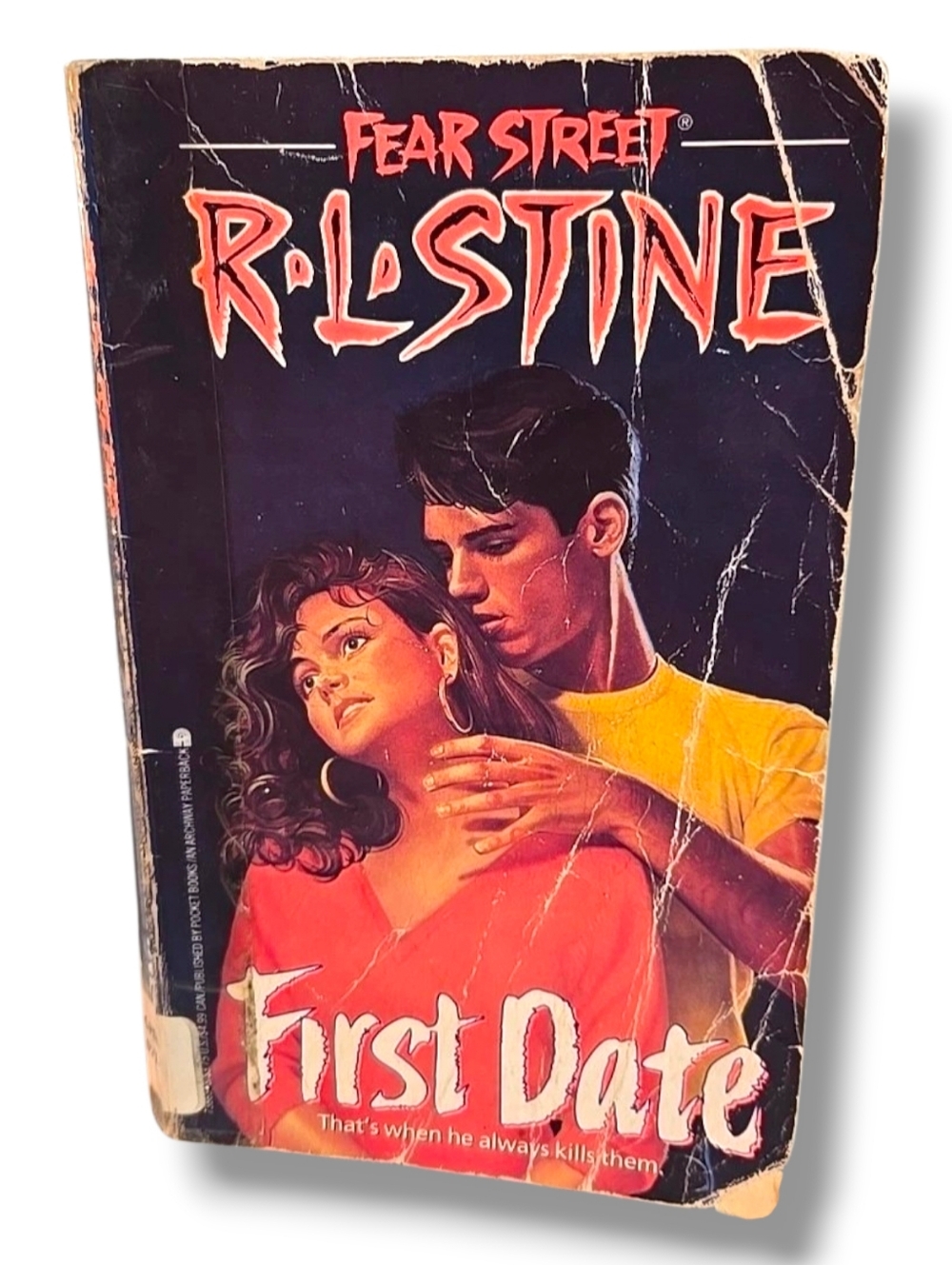 First Date R.L. Stine 1st Edition Ex‑Library Vintage YA Horror Paperback Book
